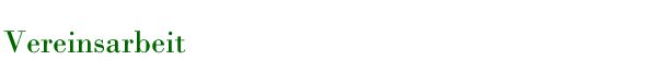 Vereinsarbeit